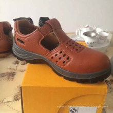 Travailler Full PU / Chaussures en cuir Safety Labour Shoes